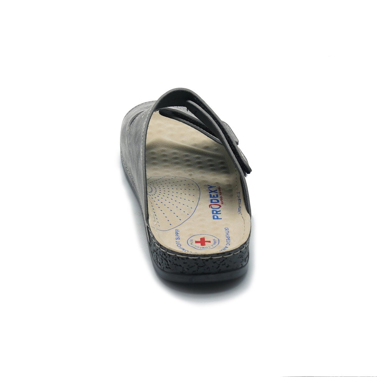 Anatomic Men Quality Slipper Large Strip Comfort - Removable Insole - Orthopedic Custom Insert - Medical Casual