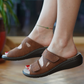 Anatomic Women Quality Slipper Large Strip Comfort - Removable Insole - Orthopedic Custom Insert - Medical Casual